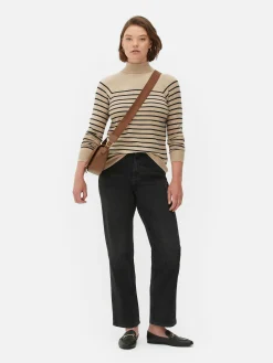 Mujer Primark Jerseys Y Cárdigans|Camiseta De Manga Larga Con Cuello Vuelto