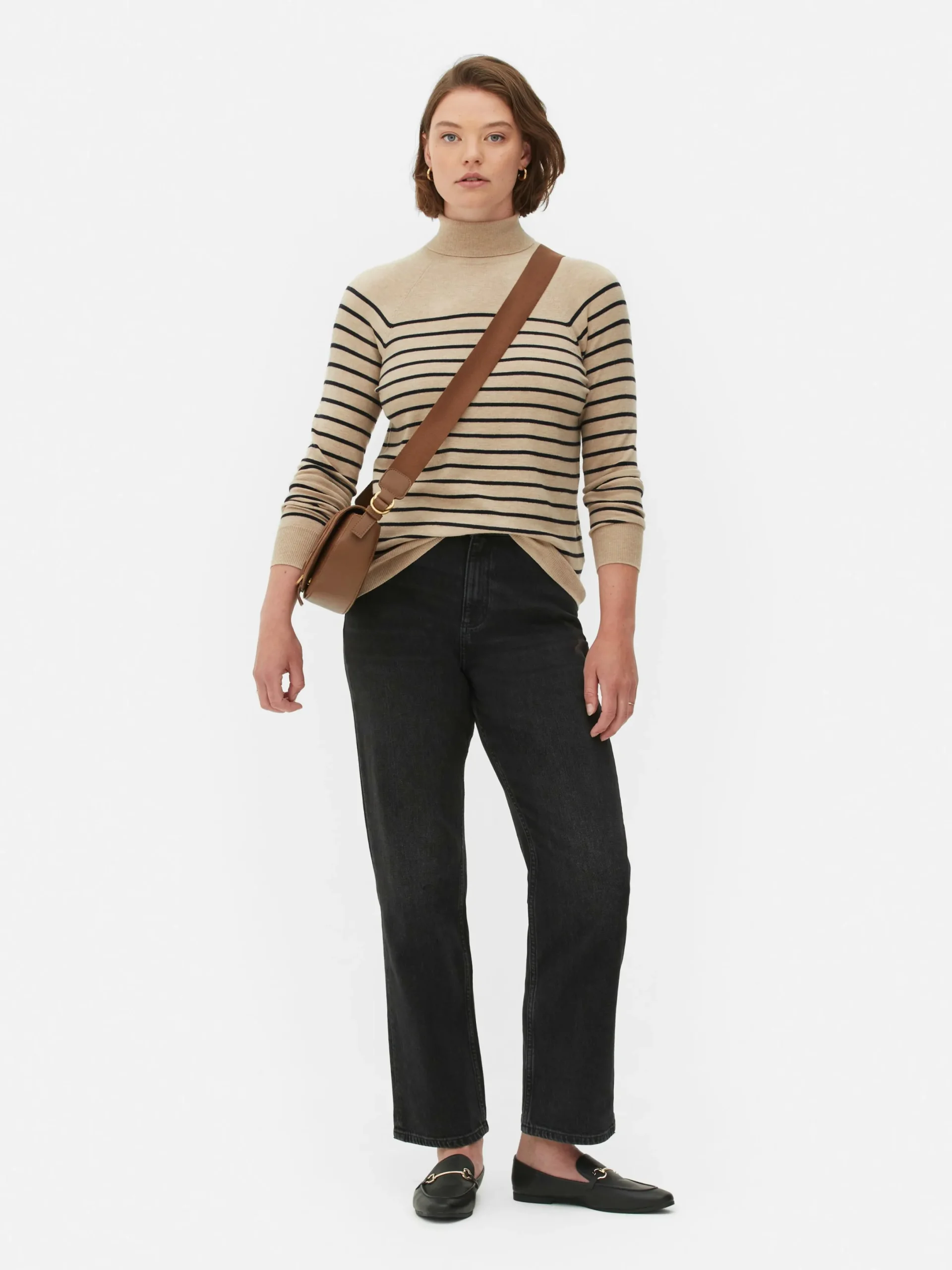 Mujer Primark Jerseys Y Cárdigans|Camiseta De Manga Larga Con Cuello Vuelto