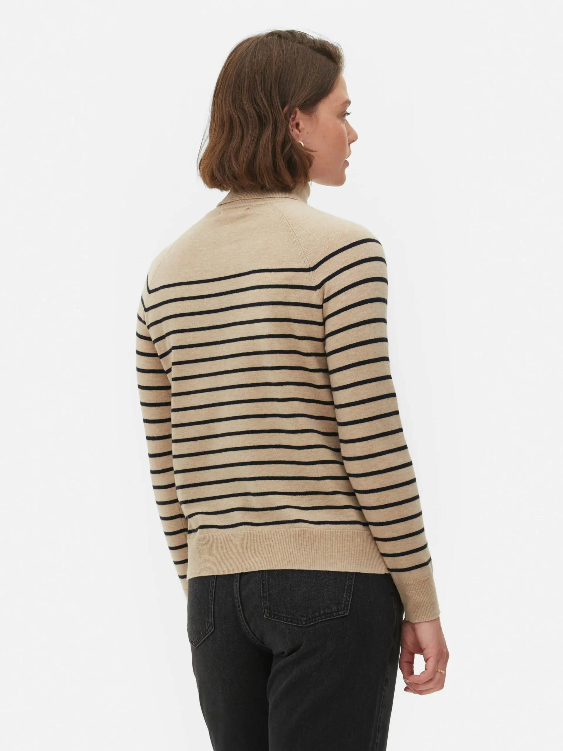 Mujer Primark Jerseys Y Cárdigans|Camiseta De Manga Larga Con Cuello Vuelto