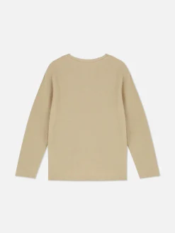 Niños Primark Tops Y Camisetas|Camiseta De Manga Larga Y Textura Gofrada