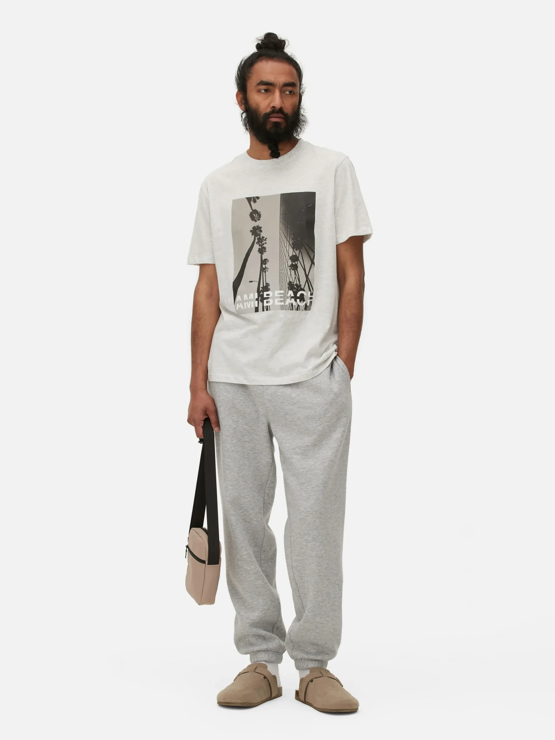 Hombre Primark Tops Y Camisetas|Camiseta De Miami Beach