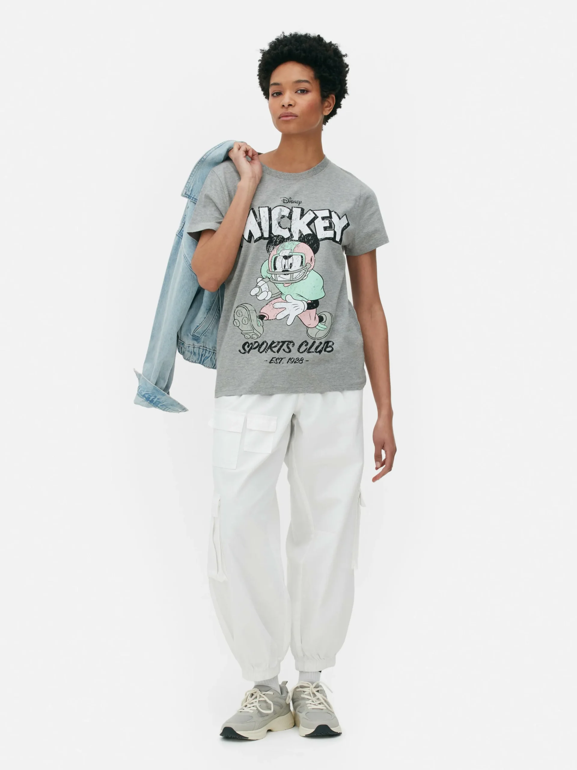 Mujer Primark Tops Y Camisetas|Camiseta De Mickey Mouse Sports Club De Disney