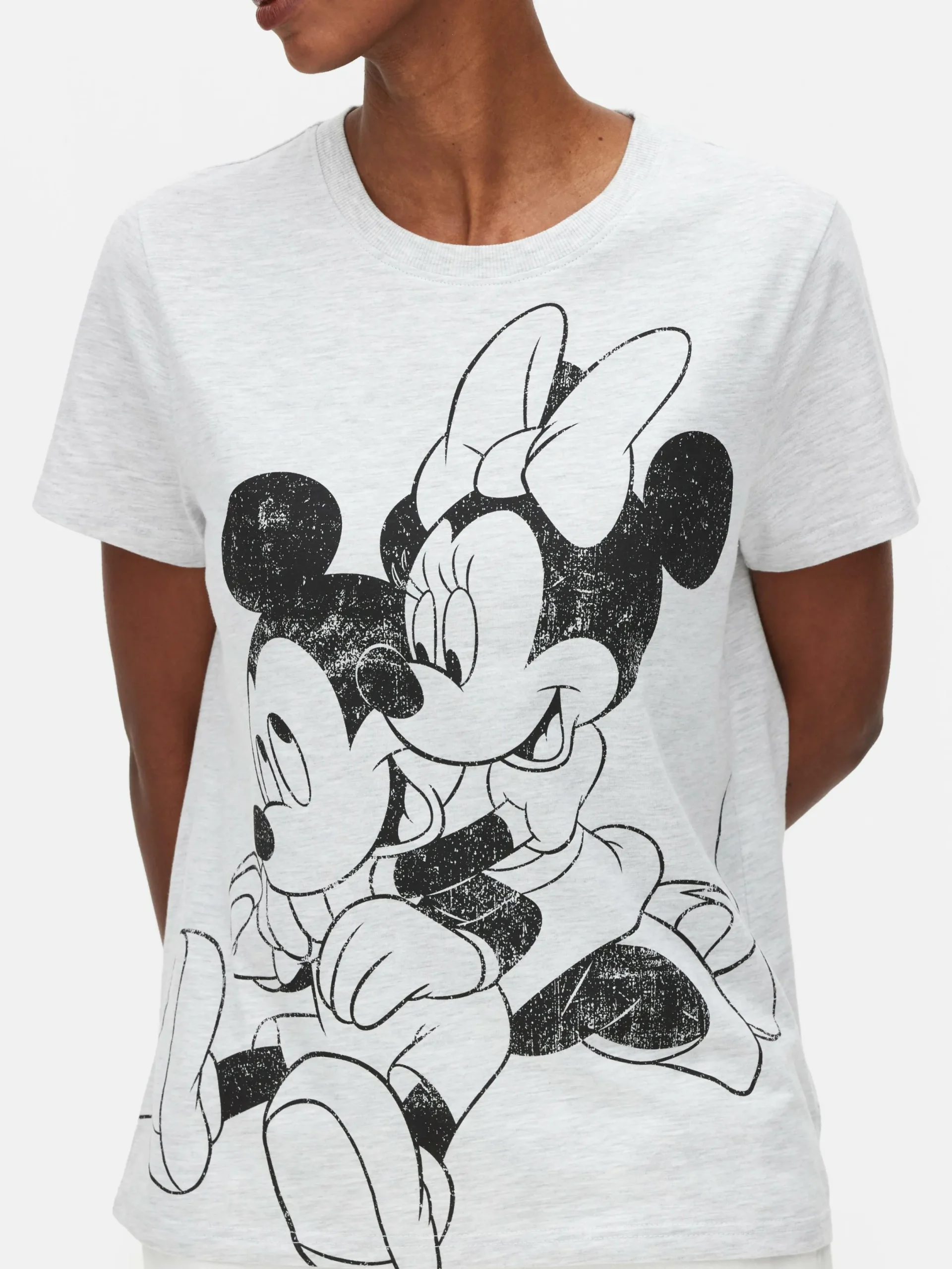 Mujer Primark Tops Y Camisetas|Camiseta De Mickey Y Minnie Mouse De Disney