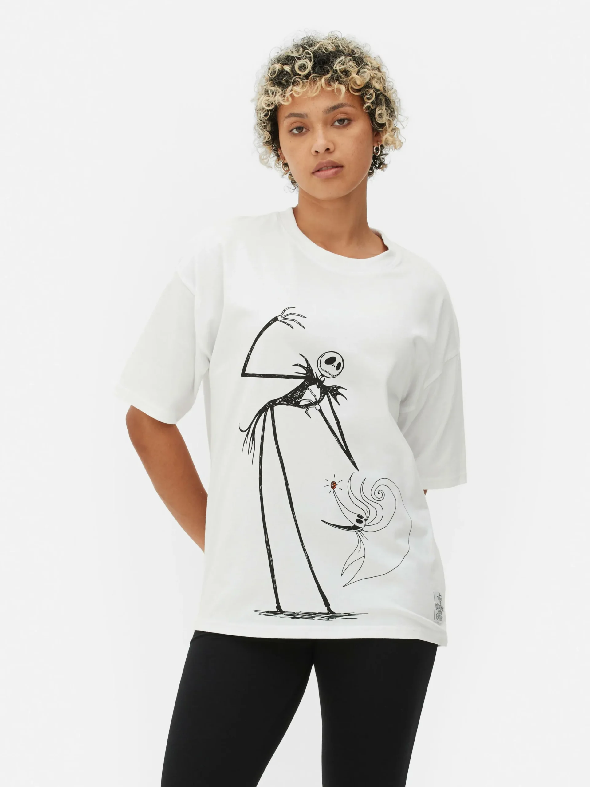 Mujer Primark Tops Y Camisetas|Camiseta De Pesadilla Antes De Navidad De Disney