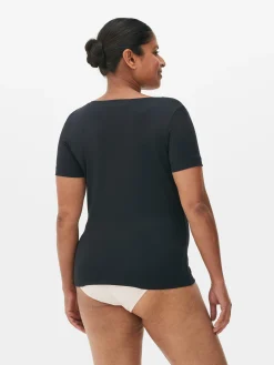 Mujer Primark Tops De Pijama|Camiseta De Pijama Con Escote Amplio Para La Menopausia