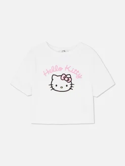 Mujer Primark Tops De Pijama|Camiseta De Pijama Corta Y Ceñida De Hello Kitty
