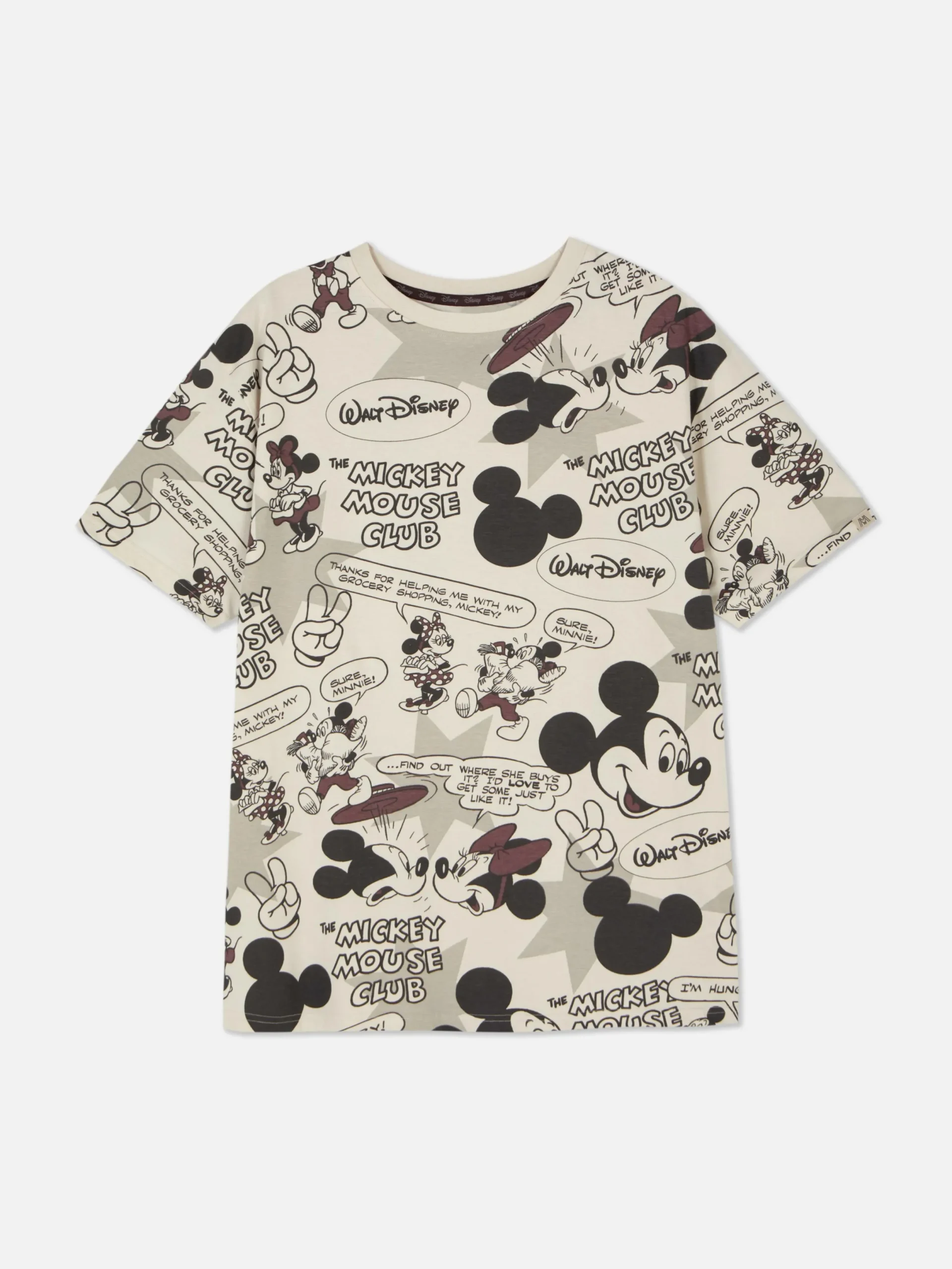 Mujer Primark Tops De Pijama|Camiseta De Pijama De Mickey Mouse De Disney