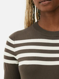 Mujer Primark Tops Y Camisetas|Camiseta De Punto De Manga Corta