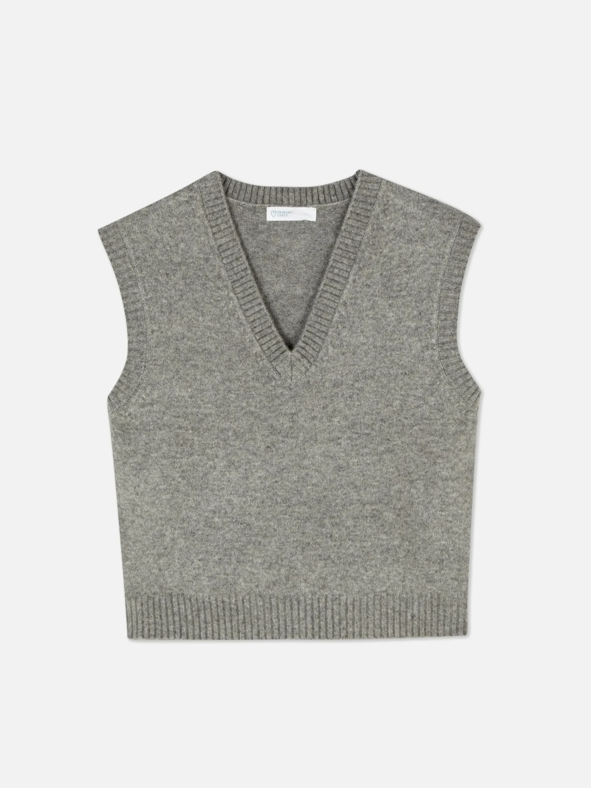 Mujer Primark Jerseys Y Cárdigans|Camiseta De Punto Sin Mangas Con Cuello De Pico