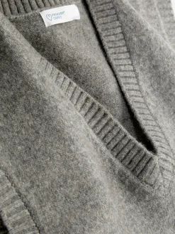 Mujer Primark Jerseys Y Cárdigans|Camiseta De Punto Sin Mangas Con Cuello De Pico