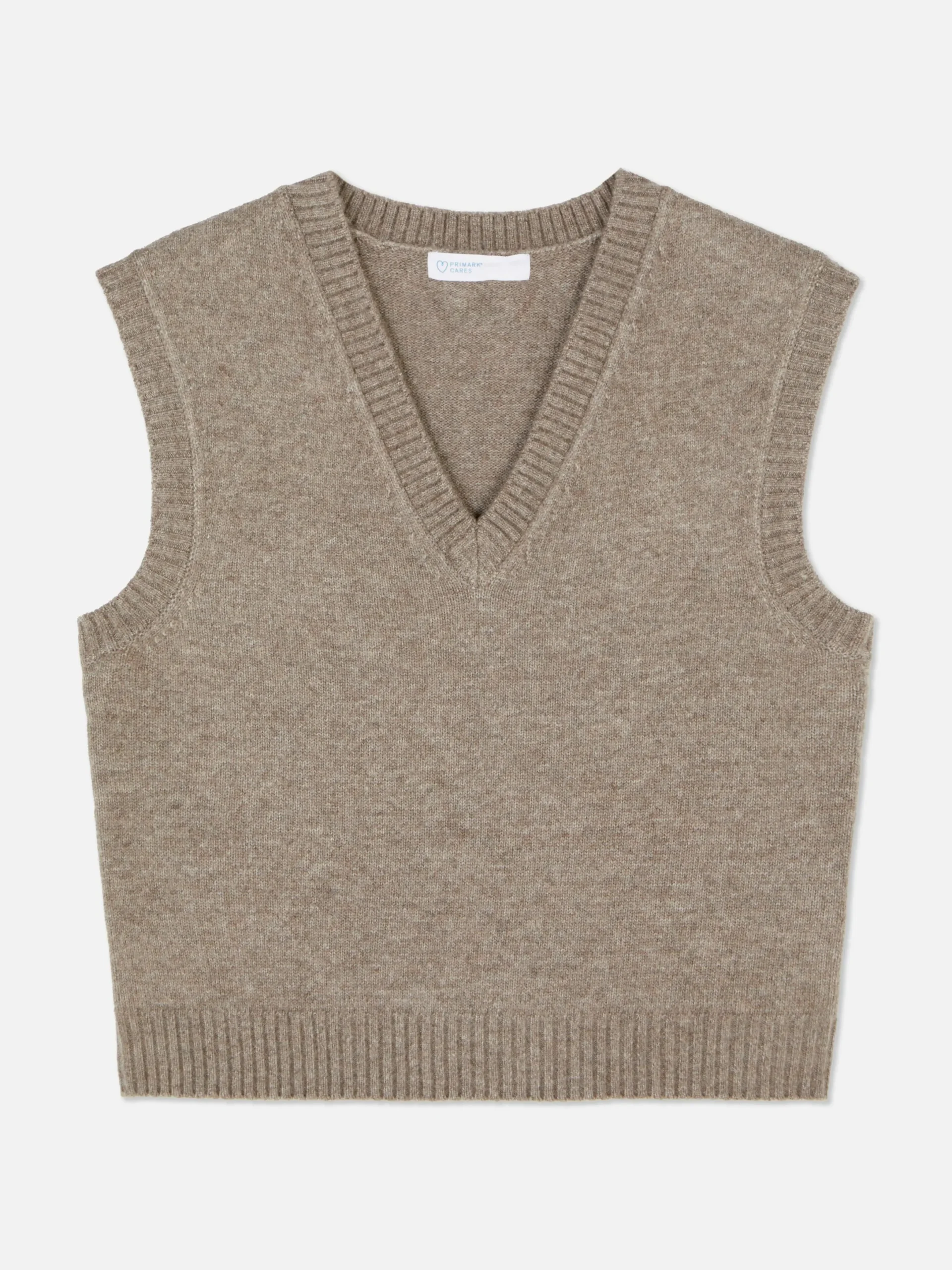 Mujer Primark Jerseys Y Cárdigans|Camiseta De Punto Sin Mangas Con Cuello De Pico