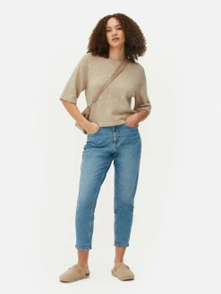 Mujer Primark Tops Y Camisetas|Camiseta De Punto Y Corte Cuadrado