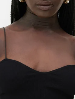 Mujer Primark Tops Y Camisetas|Camiseta De Tirantes Corta Sin Costuras De Rita Ora