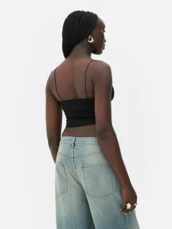 Mujer Primark Tops Y Camisetas|Camiseta De Tirantes Corta Sin Costuras De Rita Ora