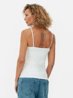 Mujer Primark Tops Y Camisetas|Camiseta De Tirantes Elástica