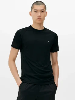 Hombre Primark Ropa Deportiva|Camiseta Deportiva Con Cuello Redondo
