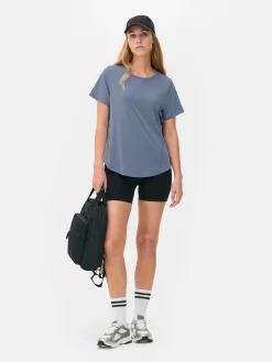 Mujer Primark Ropa De Gimnasio Y Deportiva|Camiseta Deportiva De Cuello Redondo