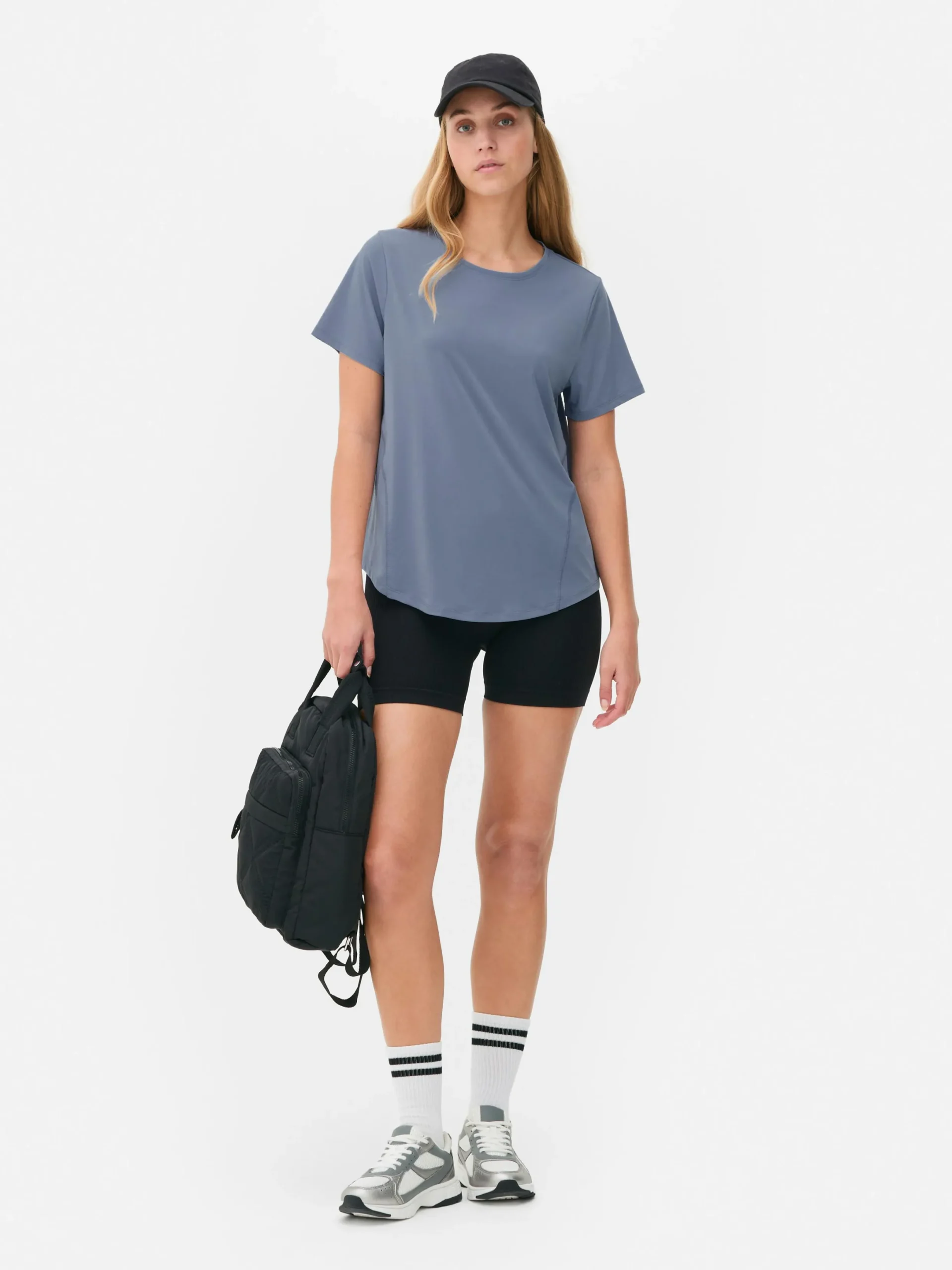 Mujer Primark Ropa De Gimnasio Y Deportiva|Camiseta Deportiva De Cuello Redondo