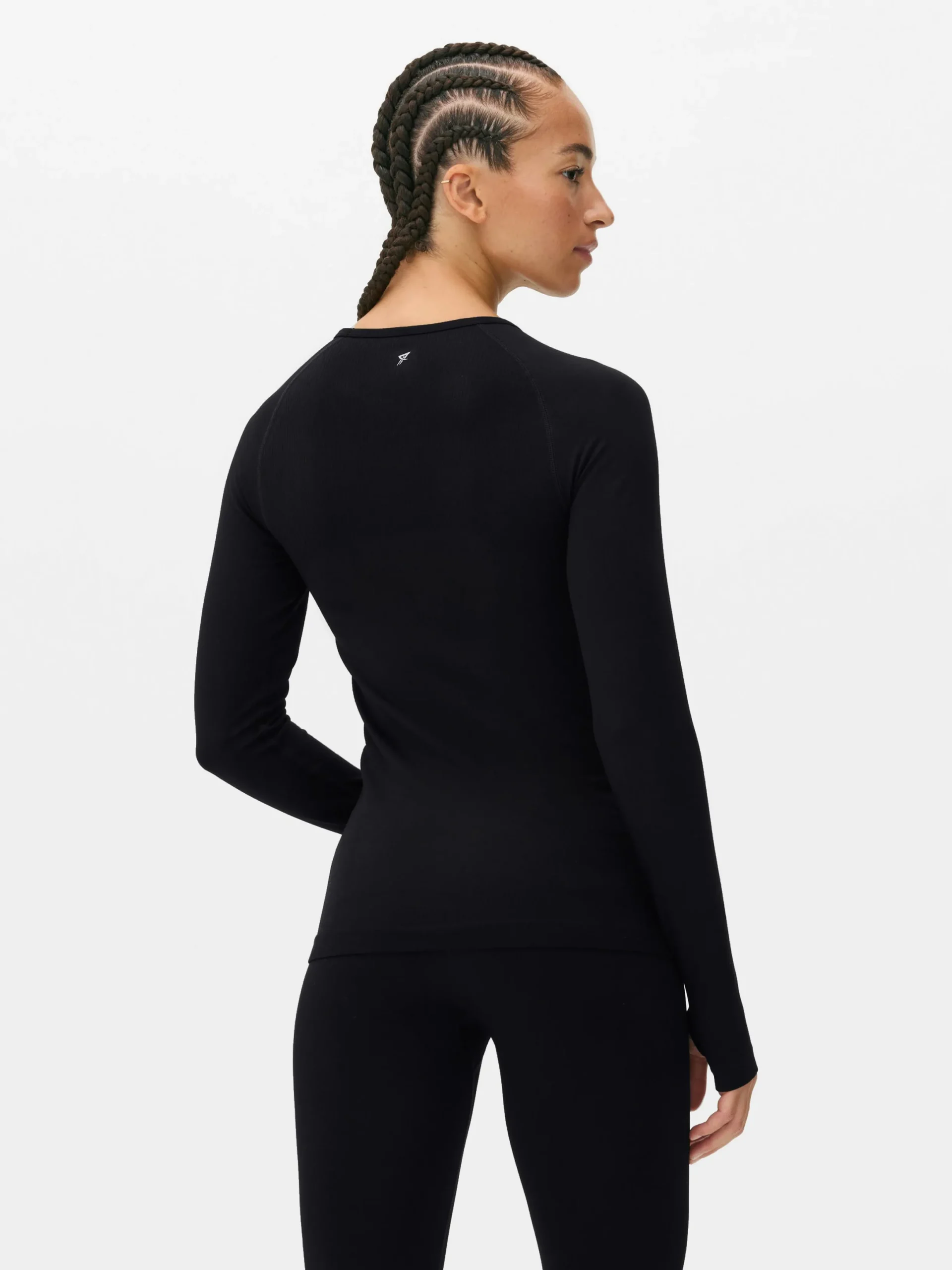 Mujer Primark Ropa De Gimnasio Y Deportiva|Camiseta Deportiva De Manga Larga Sin Costuras