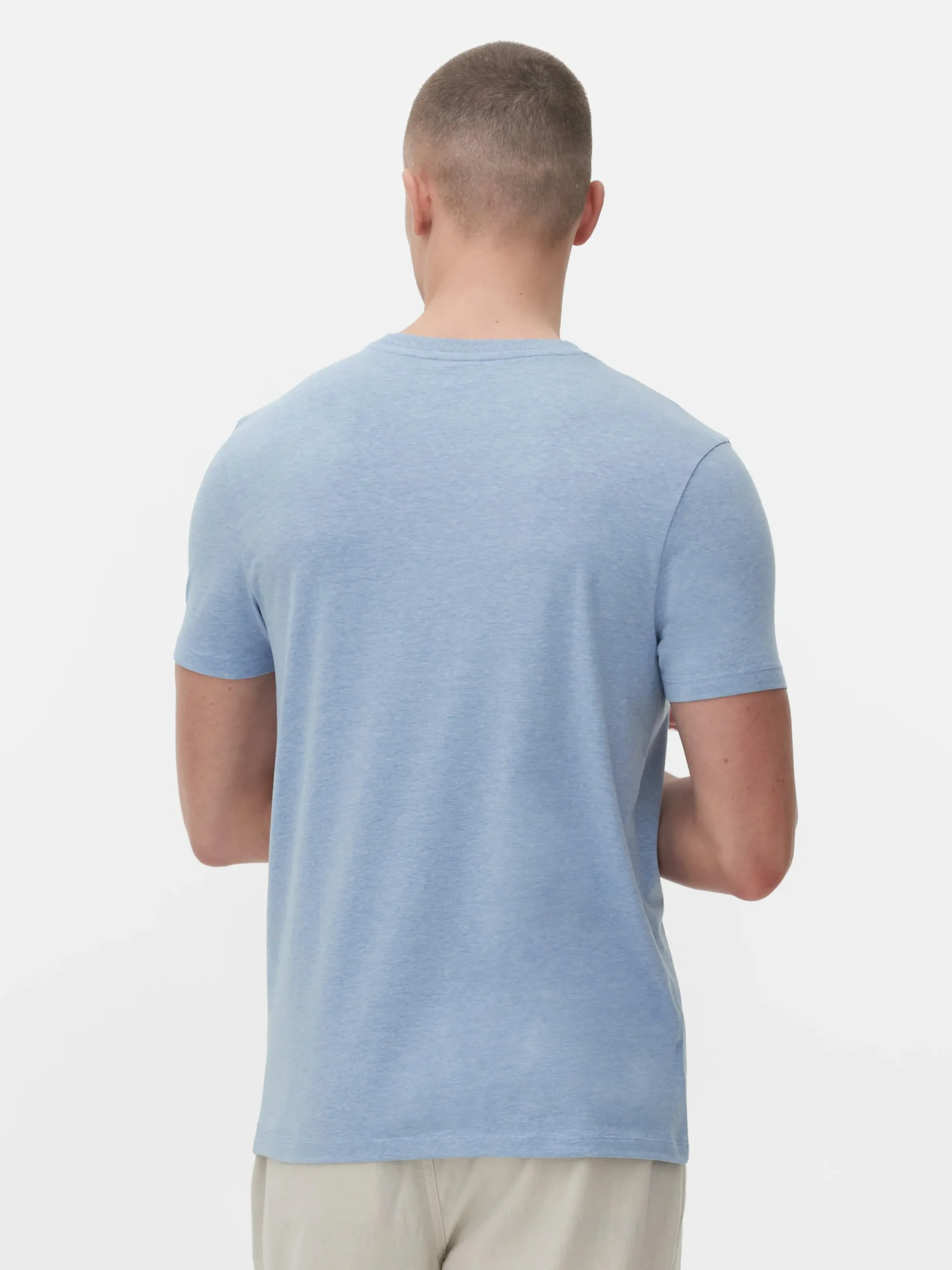 Hombre Primark Tops Y Camisetas|Camiseta Elástica Clásica