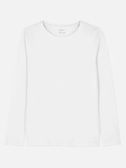 Mujer Primark Tops Y Camisetas|Camiseta Elástica Con Cuello Redondo