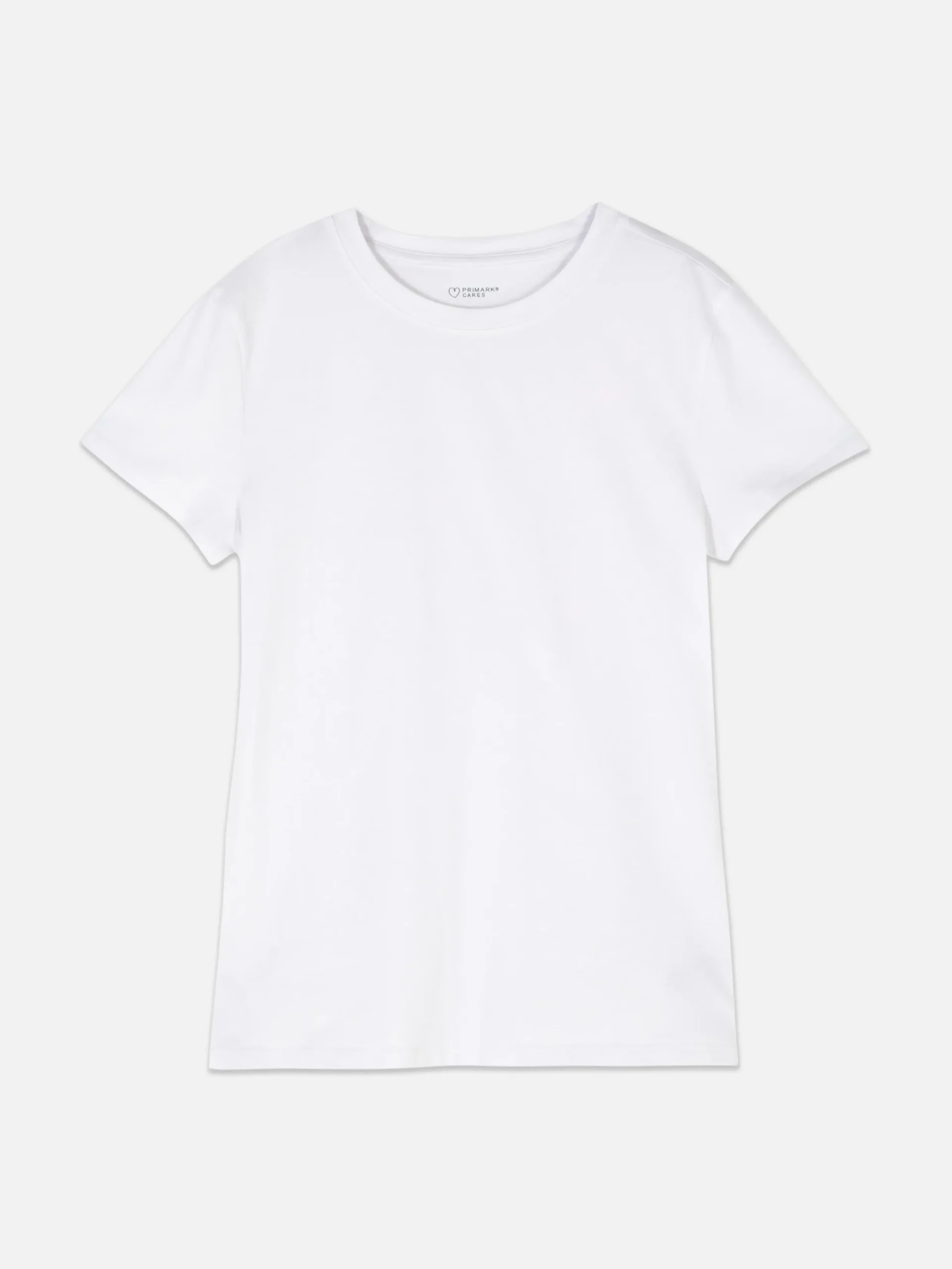 Mujer Primark Tops Y Camisetas|Camiseta Elástica De Cuello Redondo