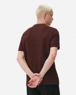 Hombre Primark Tops Y Camisetas|Camiseta En Tejido Otomán Acanalado