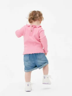 Primark Tops Y Camisetas|Camiseta Estampada Con Bajo Rizado