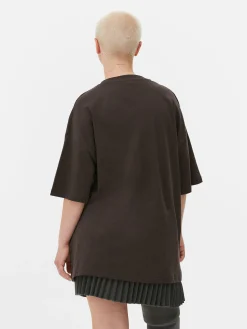 Mujer Primark Camisetas Y Sudaderas Con Estampado Gráfico|Tops Y Camisetas|Camiseta Extragrande Con Los Cipreses De Van Gogh