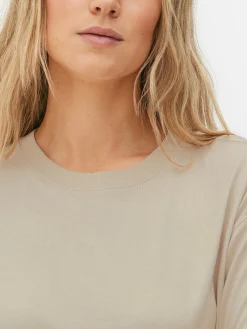 Mujer Primark Tops Y Camisetas|Camiseta Extragrande De Corte Cuadrado