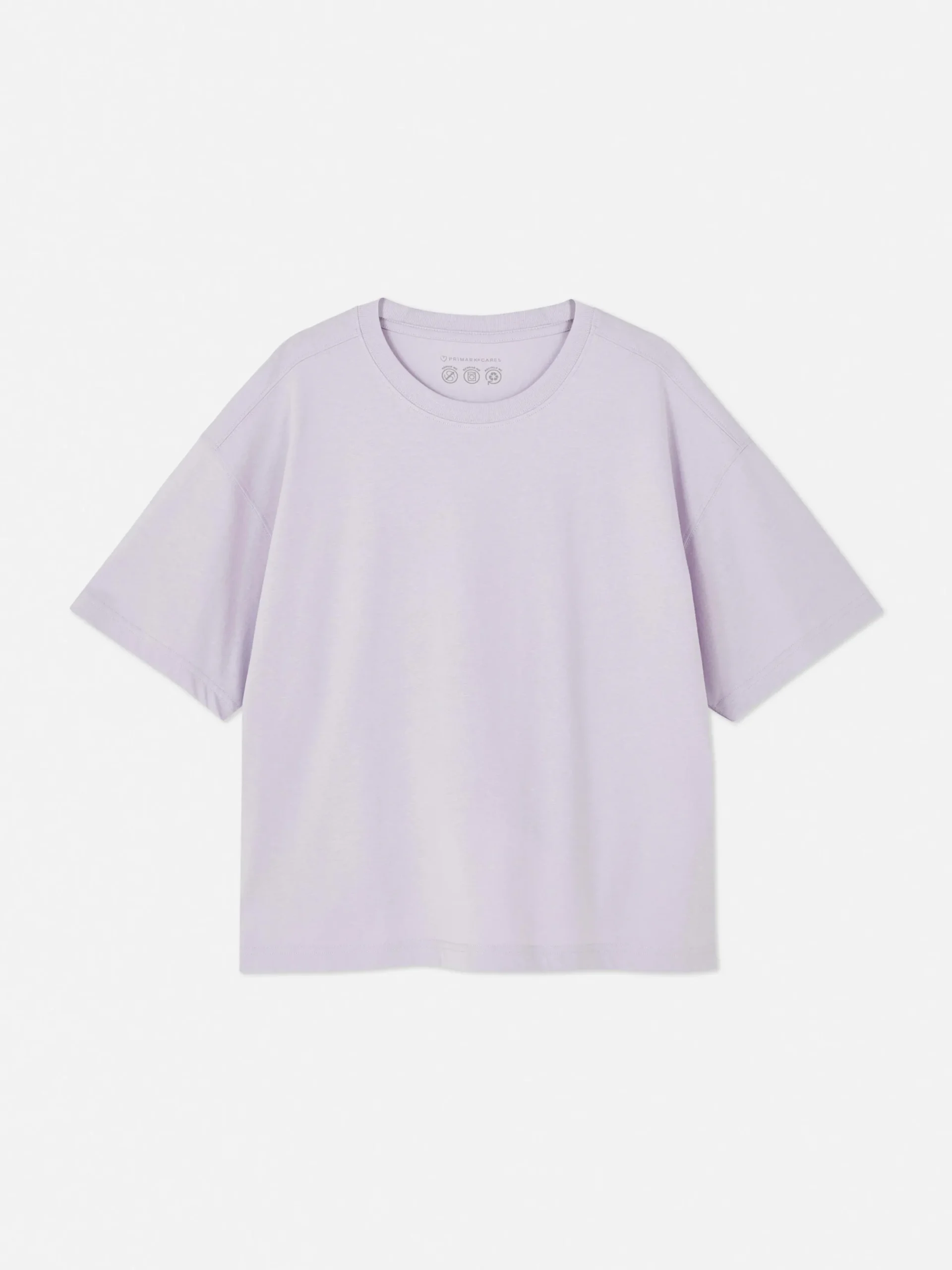 Mujer Primark Tops Y Camisetas|Camiseta Extragrande De Corte Cuadrado