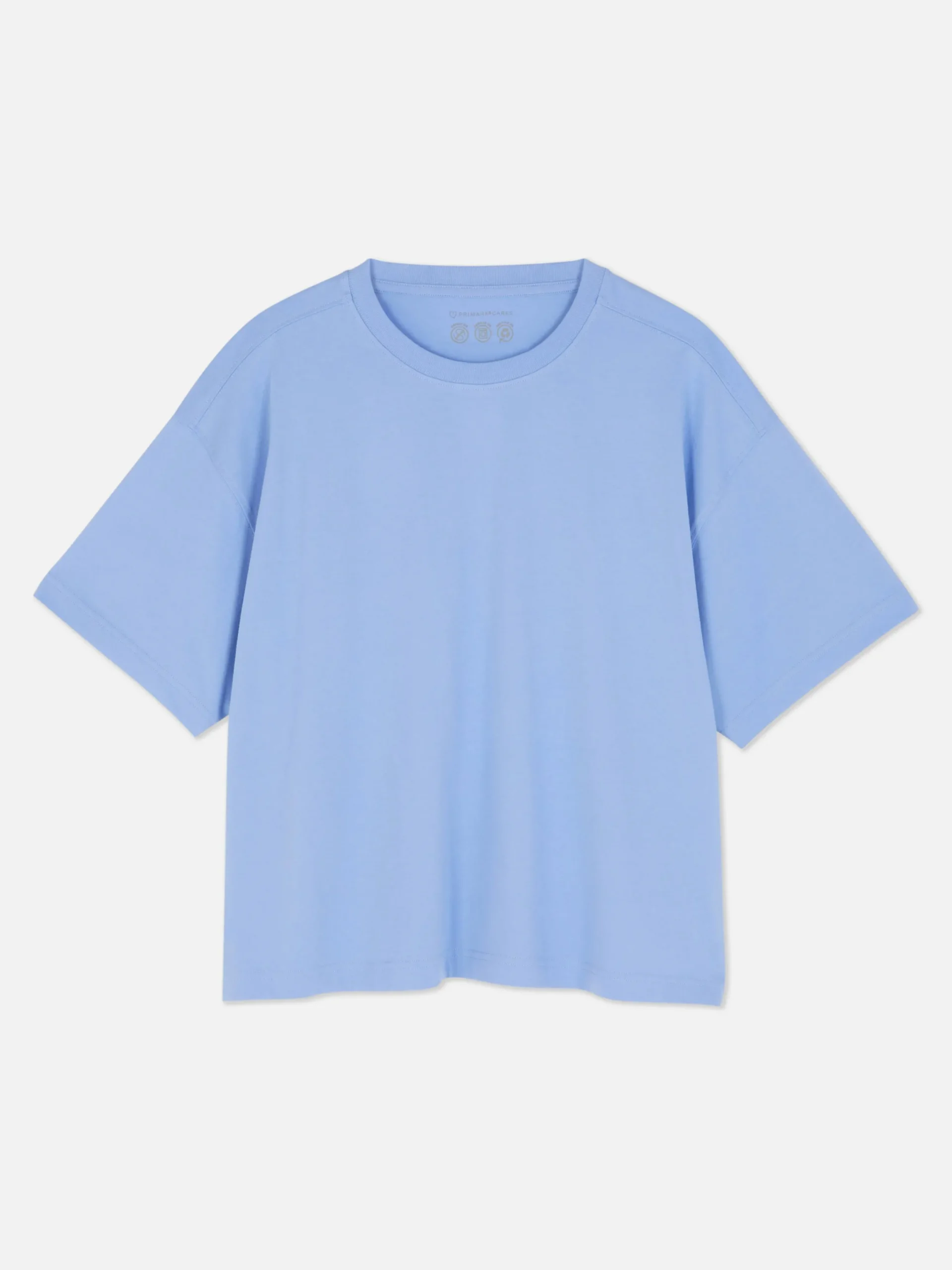 Mujer Primark Tops Y Camisetas|Camiseta Extragrande De Corte Cuadrado