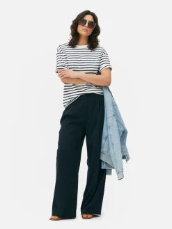 Mujer Primark Tops Y Camisetas|Camiseta Extragrande De Manga Corta