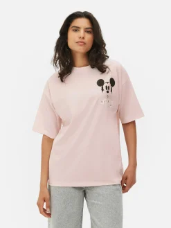 Mujer Primark Tops Y Camisetas|Camiseta Extragrande De Mickey Mouse De Disney