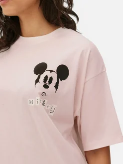 Mujer Primark Tops Y Camisetas|Camiseta Extragrande De Mickey Mouse De Disney