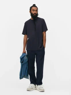 Hombre Primark Tops Y Camisetas|Camiseta Gofrada De Cuello Redondo