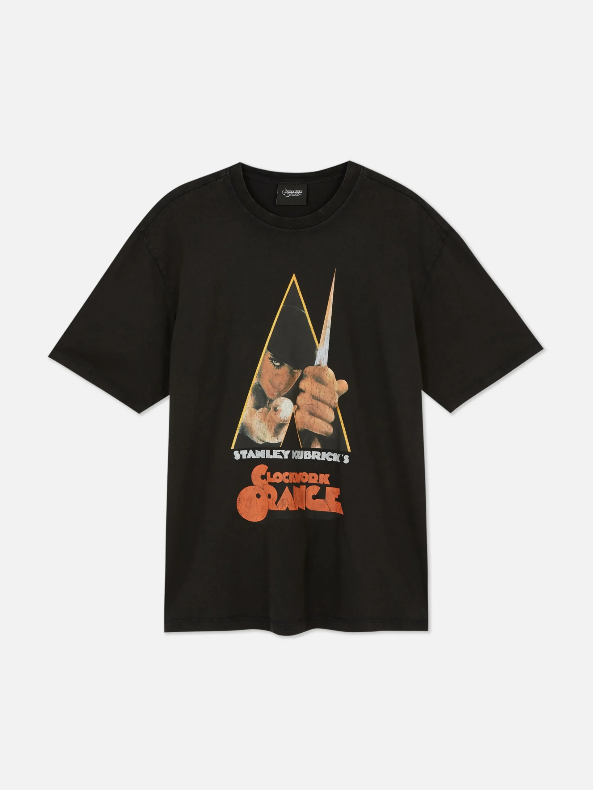 Hombre Primark Tops Y Camisetas|Camiseta Gráfica De «La Naranja Mecánica»