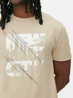 Hombre Primark Tops Y Camisetas|Camiseta Gráfica «New York City»