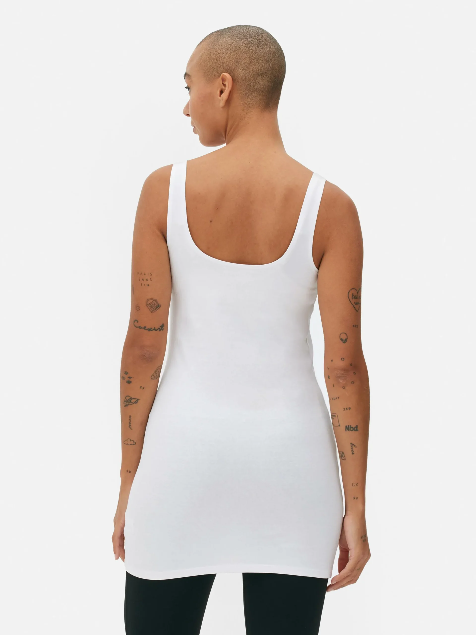 Mujer Primark Tops Y Camisetas|Camiseta Larga Sin Mangas