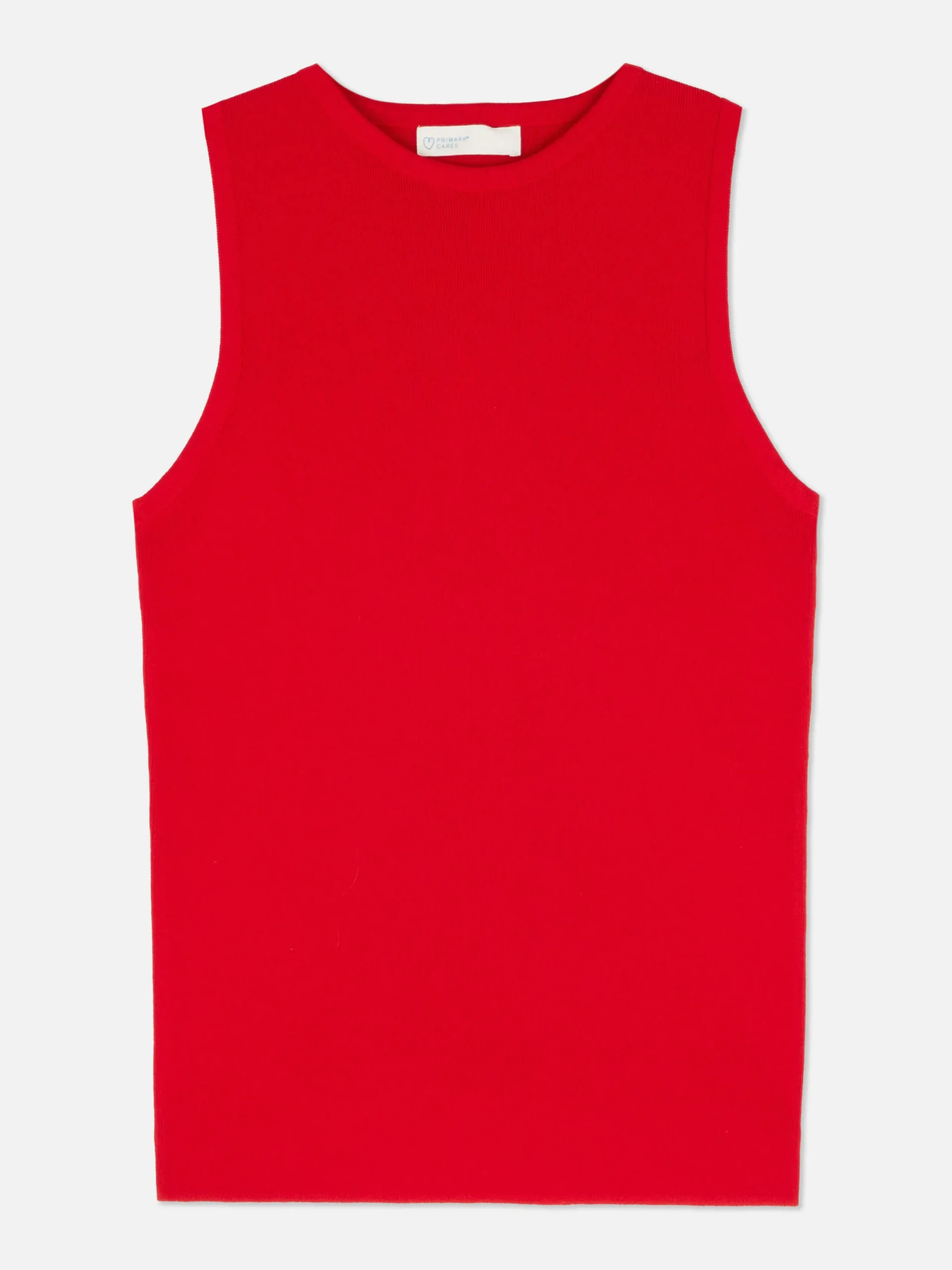 Mujer Primark Tops Y Camisetas|Camiseta Larga Sin Mangas De Cuello Redondo