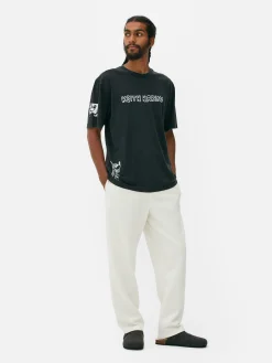 Hombre Primark Camisetas Y Sudaderas Con Estampado Gráfico|Tops Y Camisetas|Camiseta Lavada Al ácido De Mickey Mouse De Disney