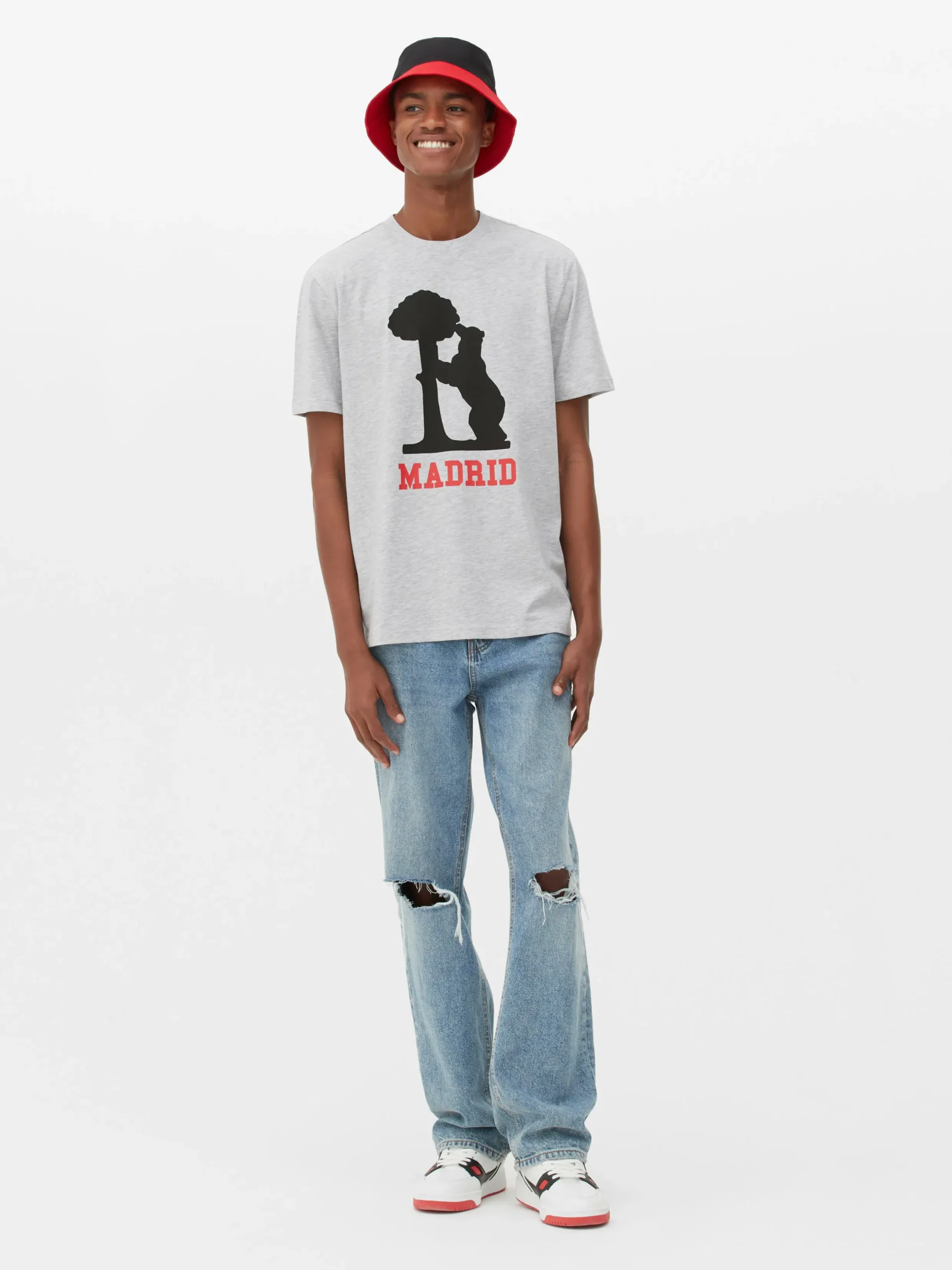 Hombre Primark Tops Y Camisetas|Camiseta «Oso De Madrid»