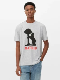 Hombre Primark Tops Y Camisetas|Camiseta «Oso De Madrid»