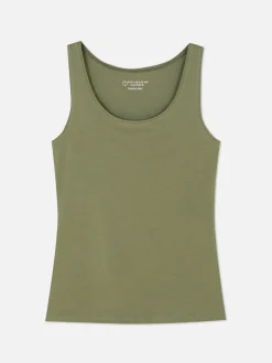 Mujer Primark Tops Y Camisetas|Camiseta Sin Mangas Básica Elástica