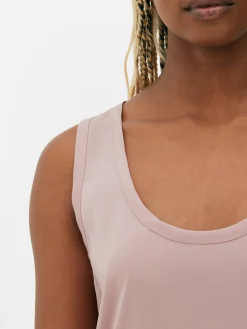 Mujer Primark Tops Y Camisetas|Camiseta Sin Mangas Básica De Corte Holgado