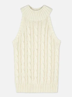 Mujer Primark Tops Y Camisetas|Camiseta Sin Mangas De Punto De Ochos