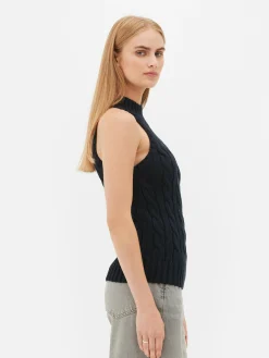 Mujer Primark Tops Y Camisetas|Camiseta Sin Mangas De Punto De Ochos