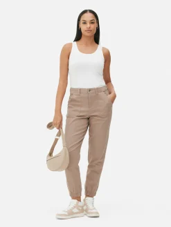 Mujer Primark Tops Y Camisetas|Camiseta Sin Mangas Elástica De Cuello Redondo