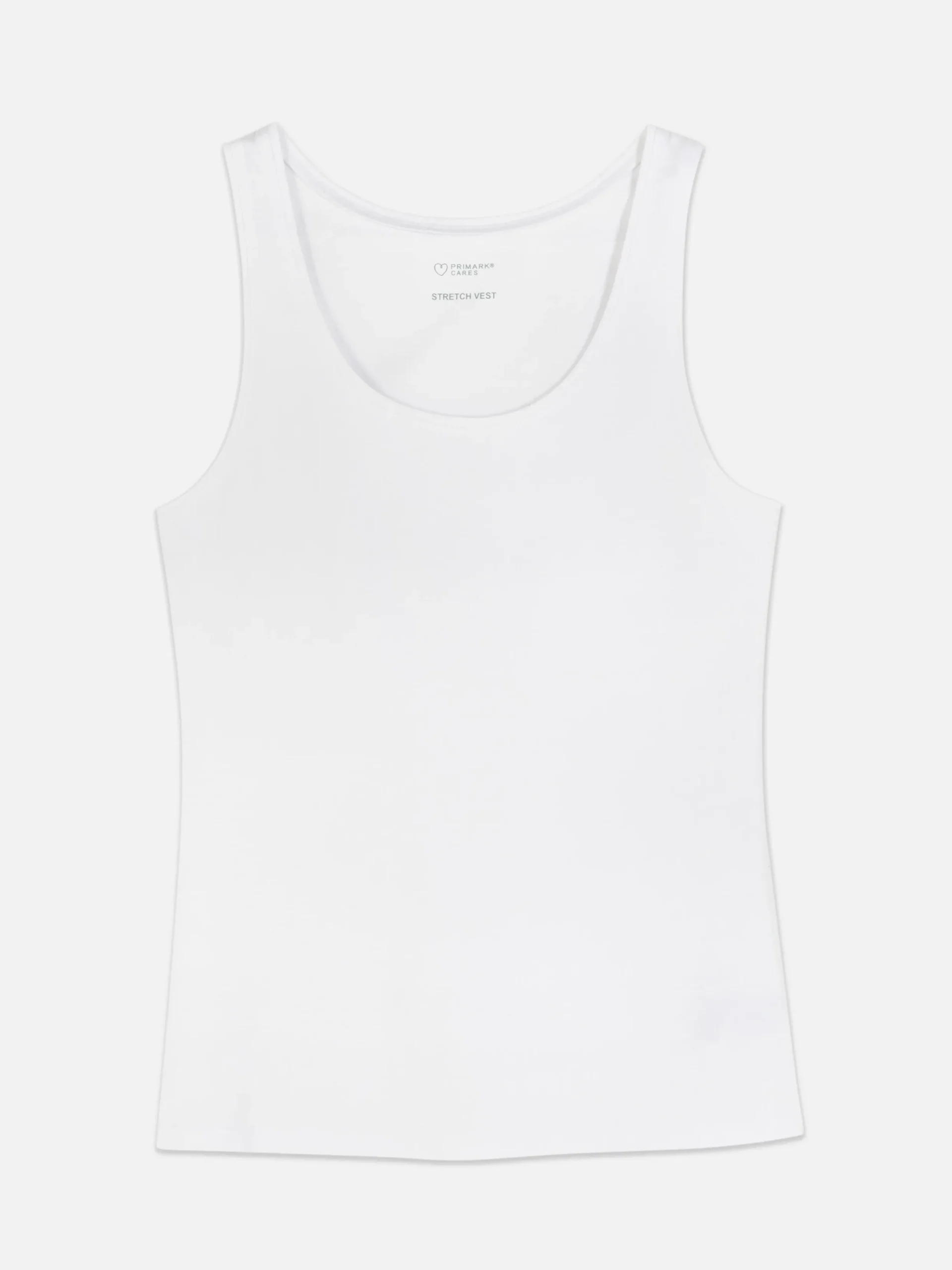 Mujer Primark Tops Y Camisetas|Camiseta Sin Mangas Elástica De Cuello Redondo