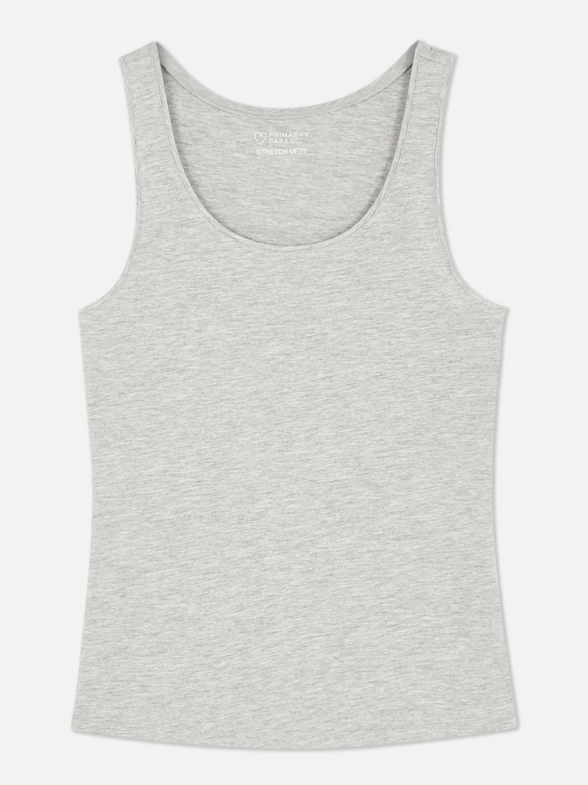 Mujer Primark Tops Y Camisetas|Camiseta Sin Mangas Elástica Con Escote Amplio